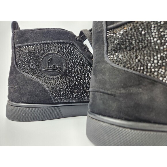 Christian Louboutin Shoes Men Size 14 Preppy Luxury‎ Gothic Rhinestone Punk Edgy - Picture 5 of 12